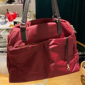 Lo & Sons Burgundy Laptop Bag